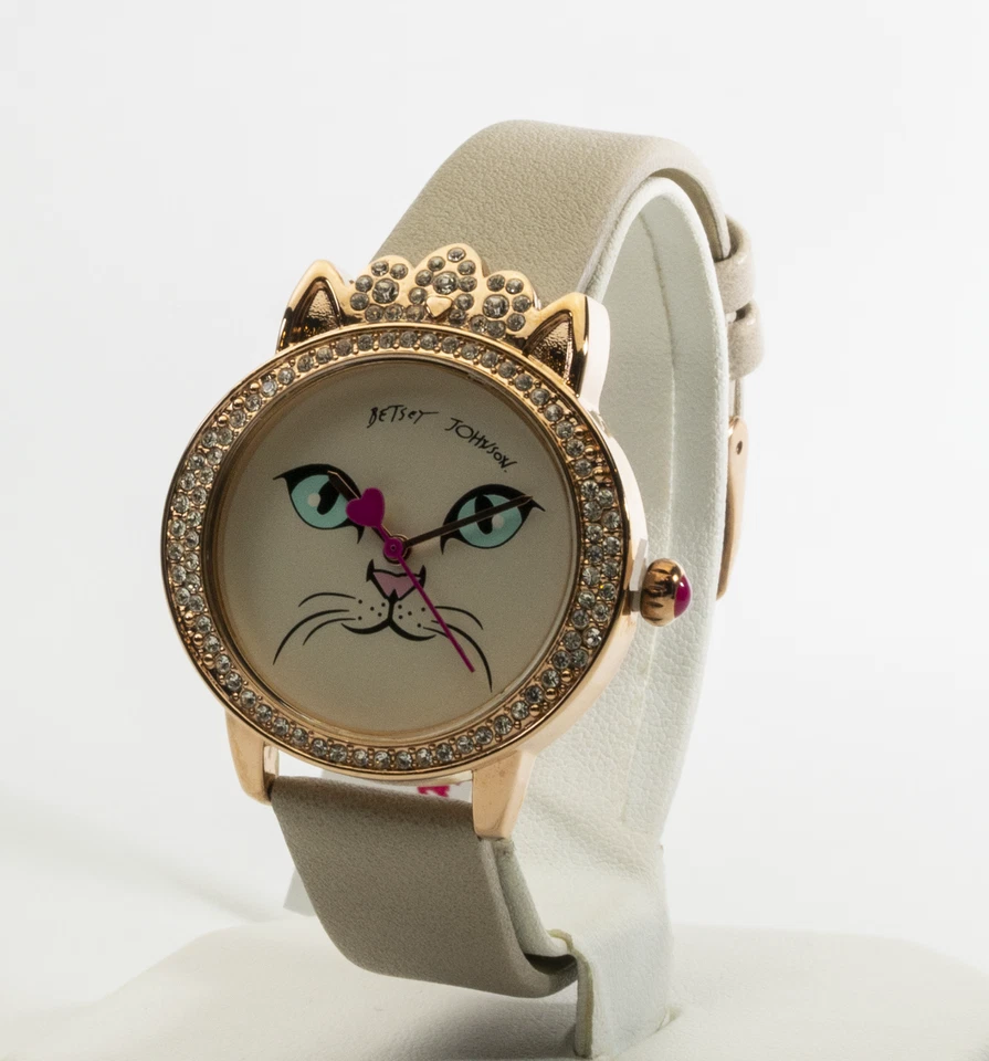 Betsey Johnson Purrfect Princess Kitty Watch BJ0066901BX
