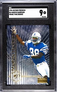 Skybox Premium Prime-Time Rookies #6 1996 Marvin Harrison SGC 9 ¡Paquetes como nuevos de 1:96! - Imagen 1 de 2