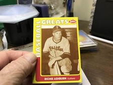 1990 SWELL GREATS RICHIE ASHBURN BASEBALL CARD  #4