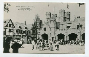 Postkarte Jahrhundert des Fortschritts 1933 Weltausstellung MERRIE ENGLAND MORRIS TÄNZER - Bild 1 von 2