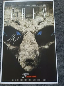 GREY HAND SIGNED PRINT AUTO/ ? (~17 X 11) - Picture 1 of 3