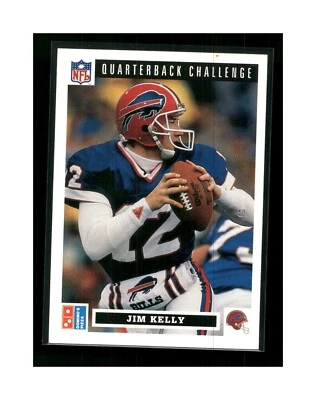 1991 Domino's The Quarterbacks #2 Jim Kelly Buffalo Bills Football Card - Image 1 of 4