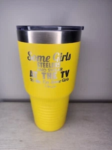 Pittsburgh Steelers Polar Camel 32oz Insulated Yellow Tumbler - Picture 1 of 2