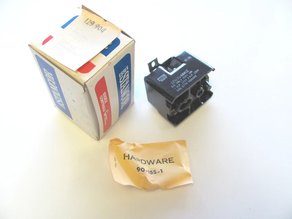 (1x) 18A - 208/230V Coil - SPNO - AC Power Relay - Screw Terminals -  Type 129 - Image 1 of 1