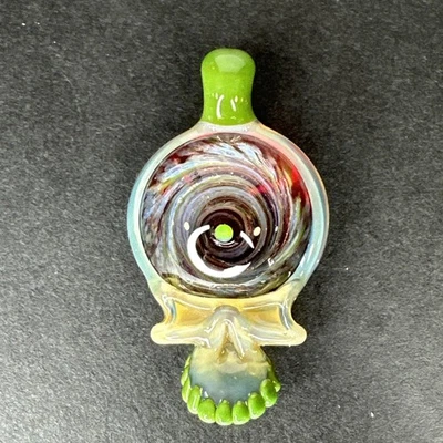 Colgante de calavera Stealie ciclón ópalo ópalo arte hecho a mano roba tu cara Boro embriagador Foto 1 de 4