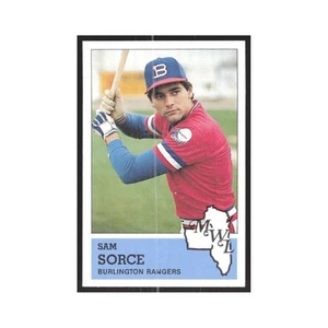 1983 Fritsch Minor League Sam Sorce Burlington Rangers #3.0 - Picture 1 of 3