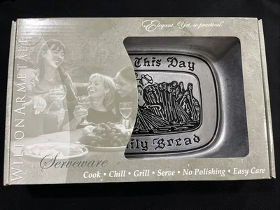 WILTON ARMETALE Serveware BANDEJA DE PAN GRANDE #601009 - ¡NUEVA! Foto 1 de 4