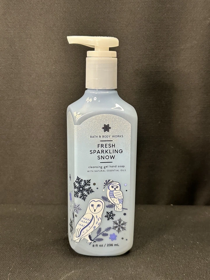 Jabón de manos líquido limpiador nieve brillante fresco Bath & Body Works nuevo sellado Foto 1 de 3