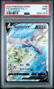 Aerodactyl V 180 PSA 9 Como Nuevo - Origen Perdido - Pokemon - Imagen 1 de 2