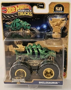 Hot Wheels Skelesaurus Trophy Champions Monster Trucks 1:64 Scale - Picture 1 of 3