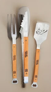 NFL Carolina Panthers 3-Piece Grilling Set - Spatula, Fork, Tongs - New - Picture 1 of 2