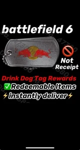 Battlefield 6 - Red Bull Dog Tag - TelePizza - BF6 - PS5/XBOX/PC - CODE - Bild 1 von 3
