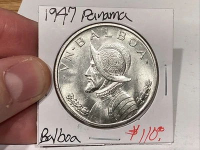 1947 panama 1 balboa- BU - Image 1 of 4