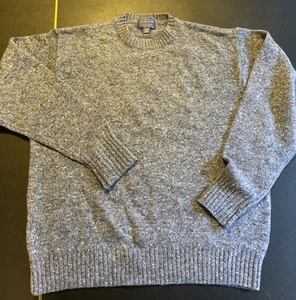 Pendleton Wool Crewneck Pullover Sweater Blue Variegated Size XL - Picture 1 of 3