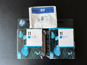 x2 HP 11 CYAN PRINTHEAD pour HP Business 1100 1200 2250 2600 - Afbeelding 1 van 1