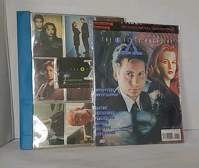 X-Files Season 1 Topps 1995 Trading Card Complete Base Set (72) Magazine Foil. A - Image 1 of 4