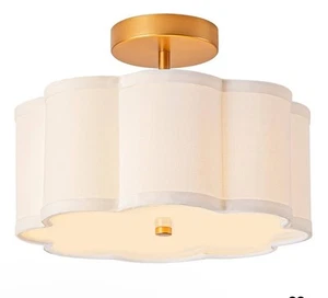 13-inch Modern Ceiling Light Fixture,Gold - Picture 1 of 8
