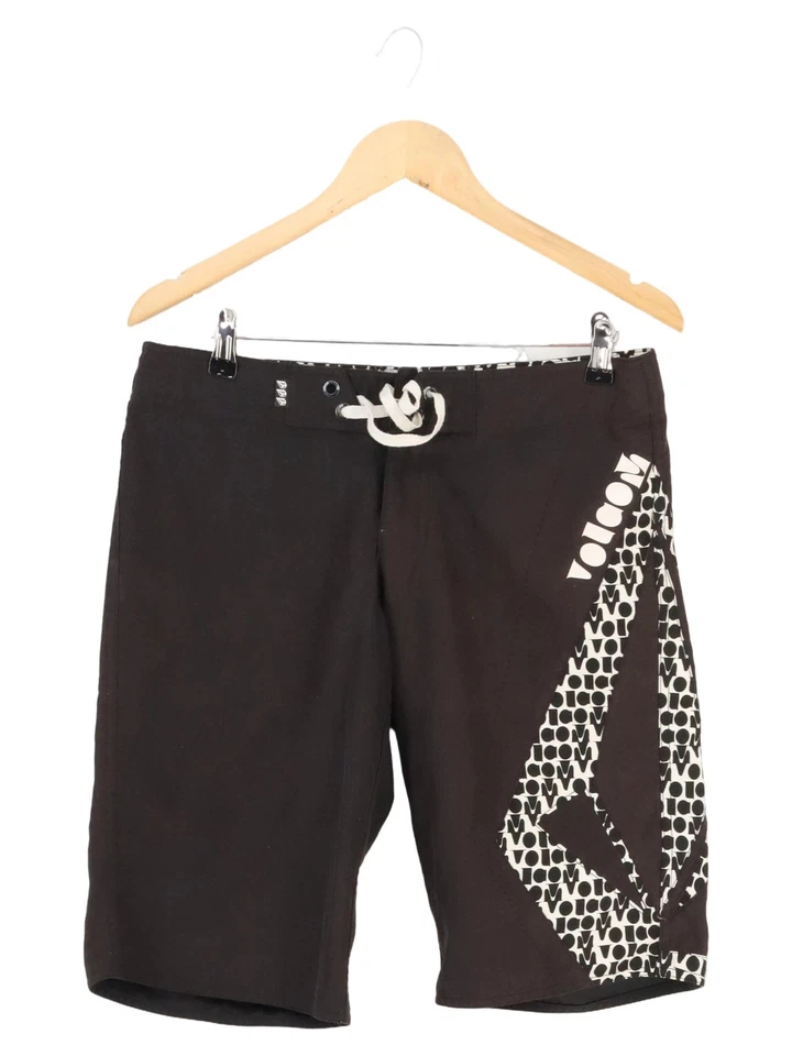 VOLCOM Badeshorts Kinder Gr. 122 Schwarz Sportlich Jungen Schwimmshorts - Bild 1 von 3
