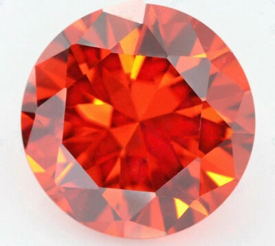 20 mm Natural Padparadscha Sapphire 48.26 ct Round Faceted Cut VVS Loose Gems - Image 1 of 4