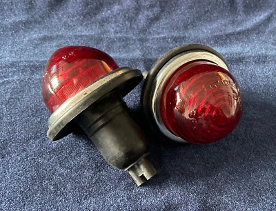 AUSTIN A35, MORRIS TRAVELLER, AUSTIN HEALEY ORIGINAL LUCAS L594 LUCES TRASERAS DE PARADA Foto 1 de 3