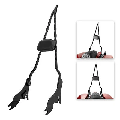 Respaldo desmontable 31" barra Sissy para Harley Street Road King Road Glide 09-25 Foto 1 de 4