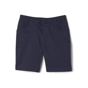 French Toast Girls' Big Stretch Pull-On Tie Front Short with Pockets School U... - Picture 1 of 3