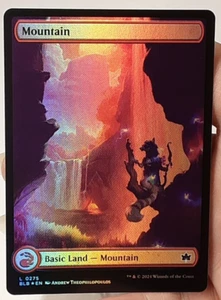 MTG - Bloomburrow - Mountain - Full Art - Foil - #0275 - Playset x4 - Near Mint - Bild 1 von 6