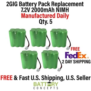 Brandneu ""5" 2Gig 2GIG-BATT1 Standard Alarm Backup Akku für 2Gig Panel - Bild 1 von 12