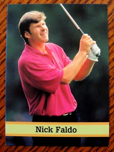 Nick Faldo 1993 Reino Unido fax pax golfistas famosos #4 leyenda del golf - Imagen 1 de 1