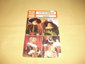 LES FICHES DE MONSIEUR CINÉMA "La folie des grandeurs" Louis de Funes - Picture 1 of 2