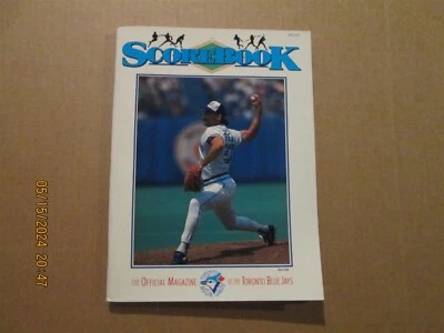 MLB Toronto Blue Jays Vintage 1988 ScoreBook Team Logo Baseball Program - Image 1 of 3