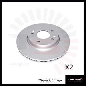 Ultima Rear Brake Disc Rotor PAIR AAP2743 Suits Toyota Corolla ZRE182R - Picture 1 of 1