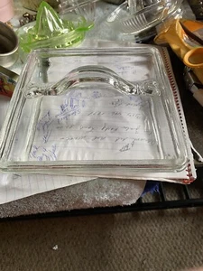 Vintage refrigerator Covered Dish with a handle 7 1/2 x 8“ - Picture 1 of 4