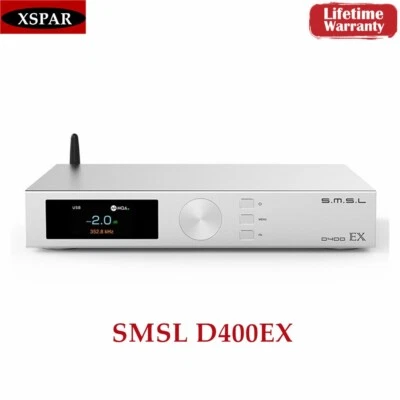 SMSL D400EX USB DAC decoder hifi completamente bilanciato doppio AK4499EX DSD512 con controllo - Immagine 1 di 4
