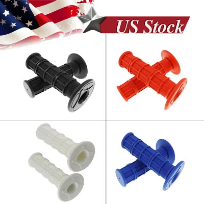 1 Pair Motorcycle Handlebar Hand Grips for Yamaha PW80 Dirt Bike Motocross - Image 1 of 4