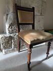 Antique Victorian Edwardian Chair With Castors