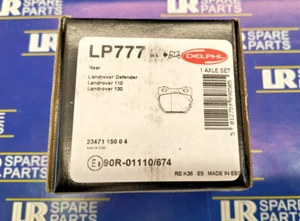 Delphi Hintere Bremsbeläge - LP777 - Land Rover Defender 90/110/130 Bis 2016 - Bild 1 von 3