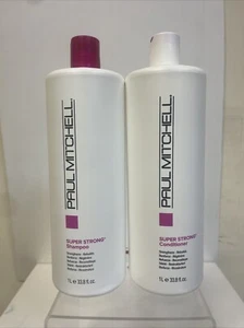 Paul Mitchell Super Strong Shampoo & Conditioner 33.8 oz Duo (pack Of 2) - Picture 1 of 3