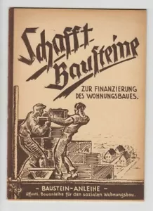Crea bloques de construcción para financiar la construcción de viviendas Speyer 1949 O. Hanemann - Imagen 1 de 4