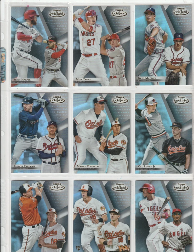 2018 TOPPS GOLD LABEL CLASS 1 2 3 BLACK - Image 1 of 1