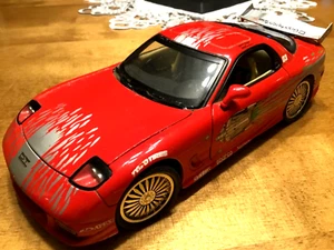 RARE 1/18 RC ERTL 1993 MAZDA RX-7 THE FAST and the FURIOUS UNIVERSAL STUDIO CAR - Picture 1 of 22