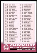 2020-21 UD O-Pee-Chee Retro #300 Checklist