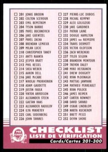 2020-21 UD O-Pee-Chee Retro #300 Checklist