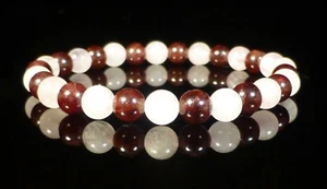 Garnet and Rose Quartz Bracelet - Picture 1 of 3