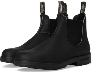 Blundstone 510 Boots Unisex M9/W11 Black Leather Ankle Pull On Chelsea KHD1378 - Picture 1 of 10