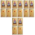  16 Pcs Tai Sui Card Alloy Taisui Luck Cards Amulet Buddhist
