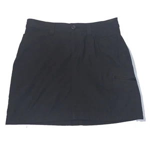 Eddie Bauer Skort Womens Lightweight/Outdoors/Pockets/Black Size 4 #1026 - Picture 1 of 10