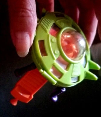 Vintage mini UFO toy w/extending ramp BRUDER West Germany 1980s Flying Saucer - Image 1 of 4