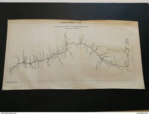 ANNALES PONTS et CHAUSSEES (Dep67) - Plan du IXe congrès de navigation - LE RHIN - Imagen 1 de 3