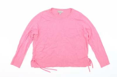 Dorothy Perkins Womens Pink Round Neck Acrylic Blend Jumper Size 12 - Image 1 of 4